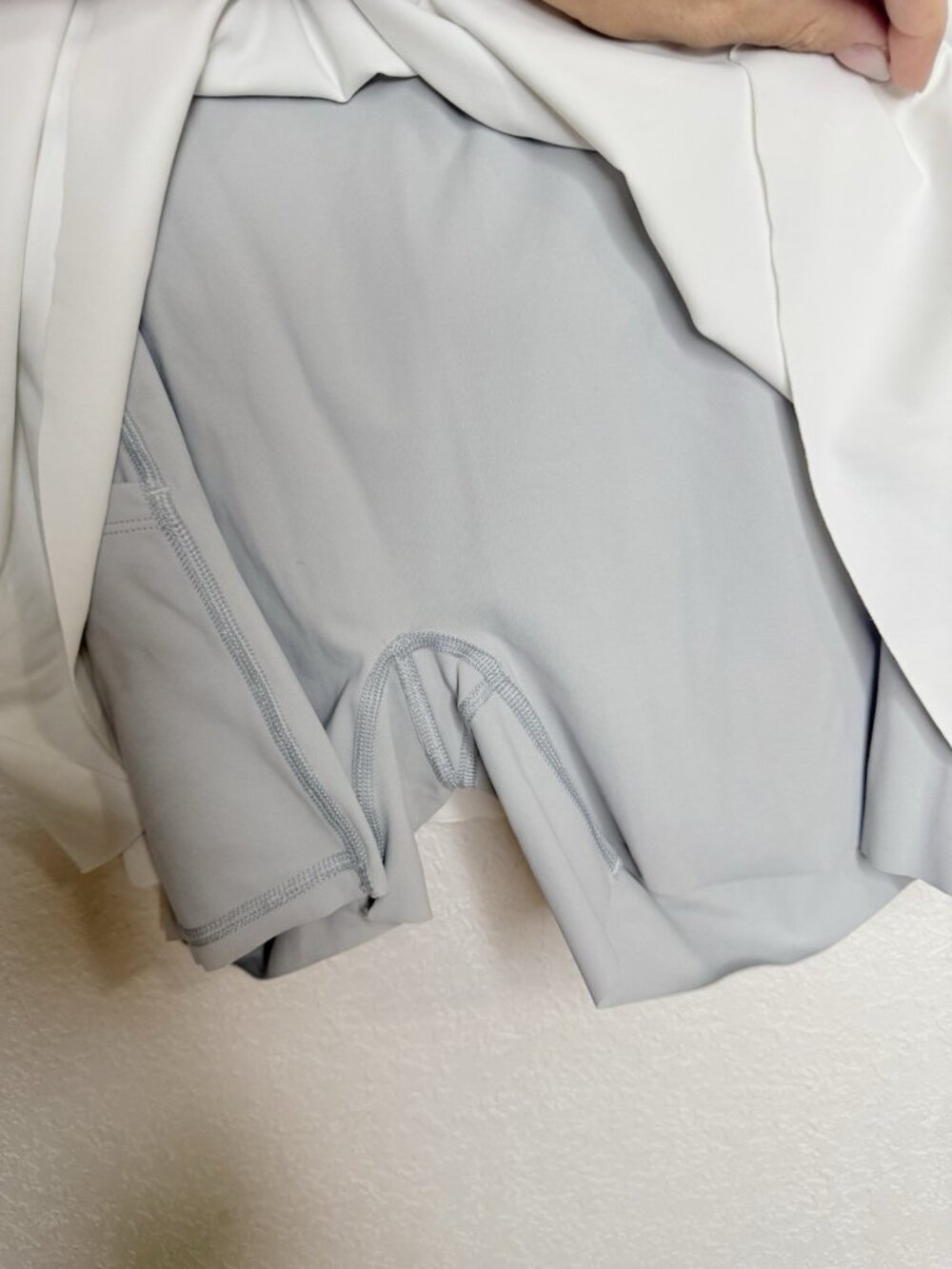 SPANX Get Moving Tennis Athletic White Stretch Skort Mini Dress XL 1E - Picture 6 of 9